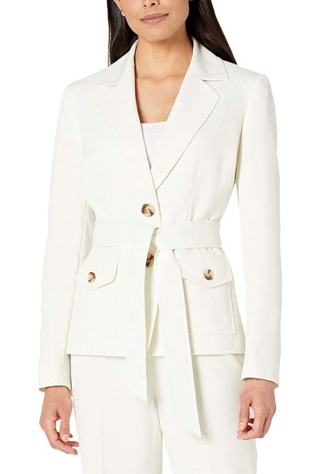 Le Suit Notched Collar Two Button Closure Pockets with Matching Pant