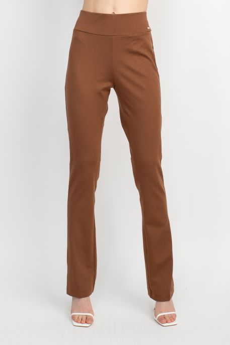 T Tahari Pull On Bootcut Rayon Pant With Welt Pockets