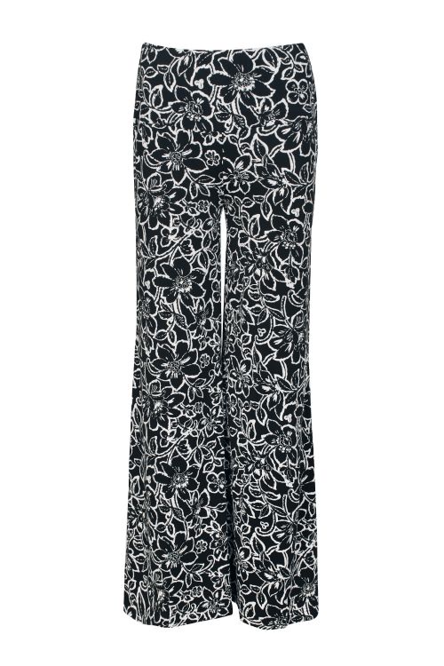 Counterparts Mid Waist Multi Print Wide Leg Pull On ITY Pant